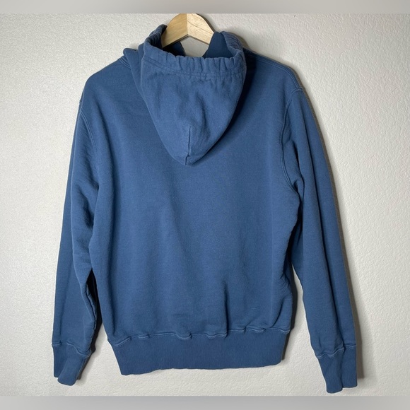Aime Leon Dore Brush Script Hoodie Blue Mediun - Picture 3 of 10